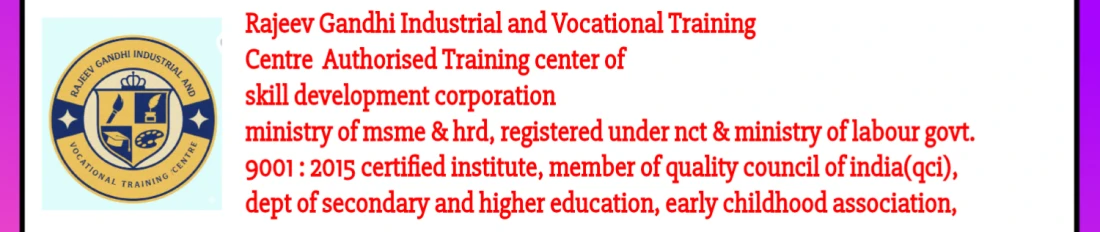 Rajeev Gandhi Industrial and Vocational Training Centre Slider